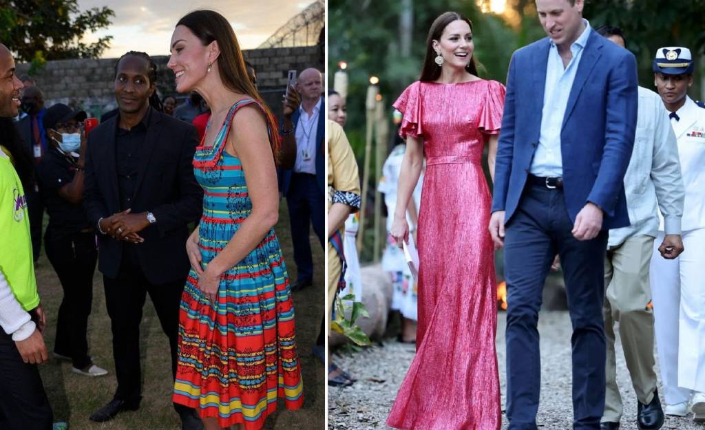 Três looks de destaque da passagem de Kate Middleton pelo caribe
