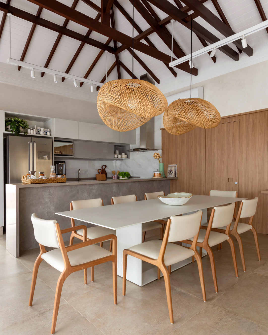 como usar lumin&aacute;ria de fibra natural