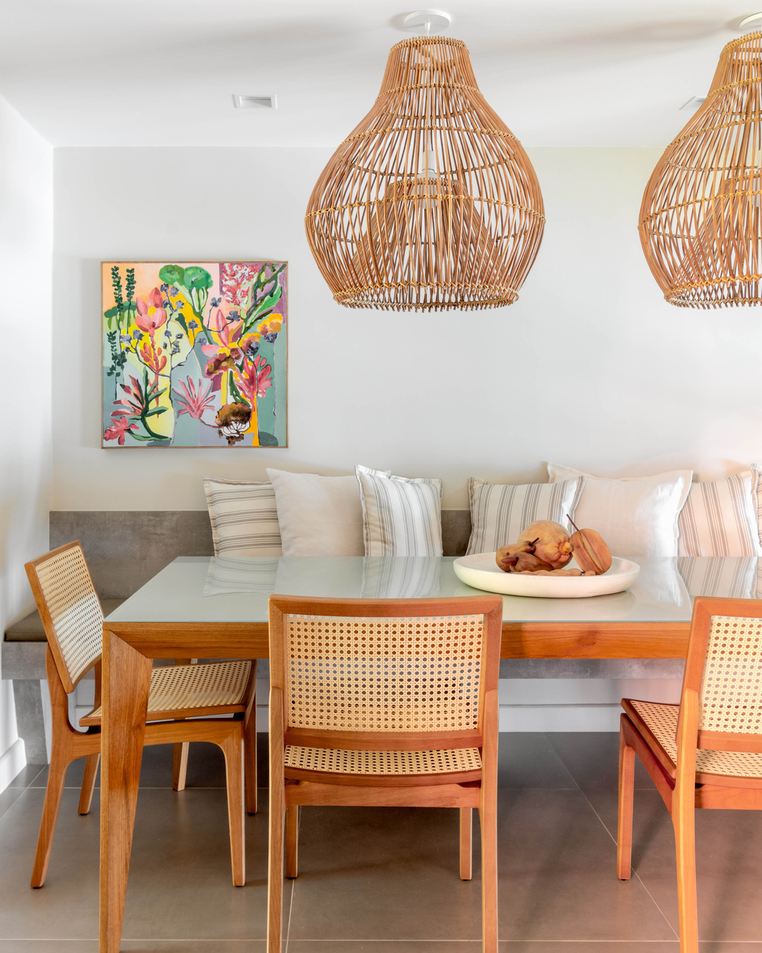 como usar lumin&aacute;ria de fibra natural