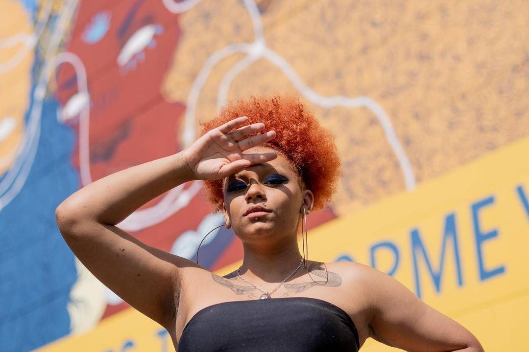 A artista Lya Nazura.