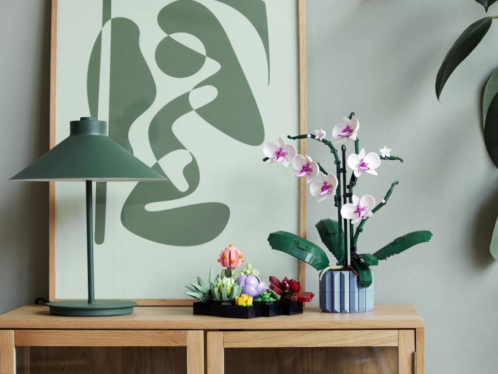 Ama plantas? Lego lança orquídeas e suculentas de montar!