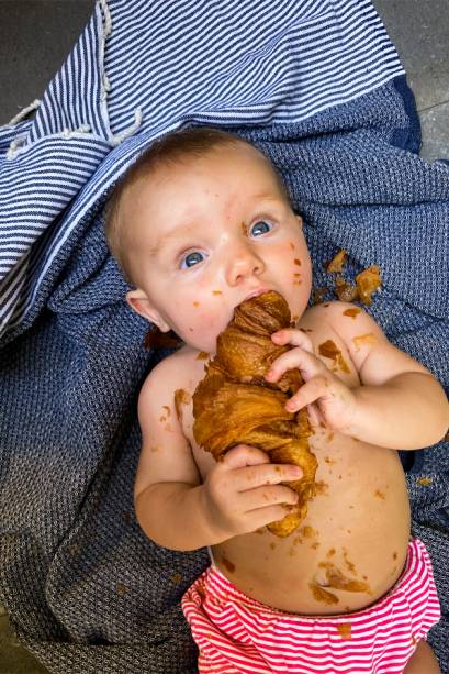 A introdução alimentar foi uma das maiores alegrias maternais de Autumn Sonnichsen.