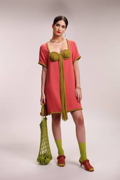 Vestido peito de lim&otilde;es