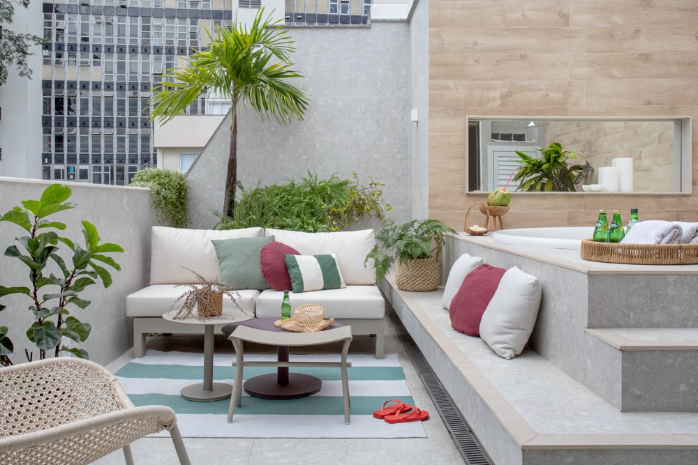 No Rio, cobertura ganha décor com inspiração escandinava e toque boho
