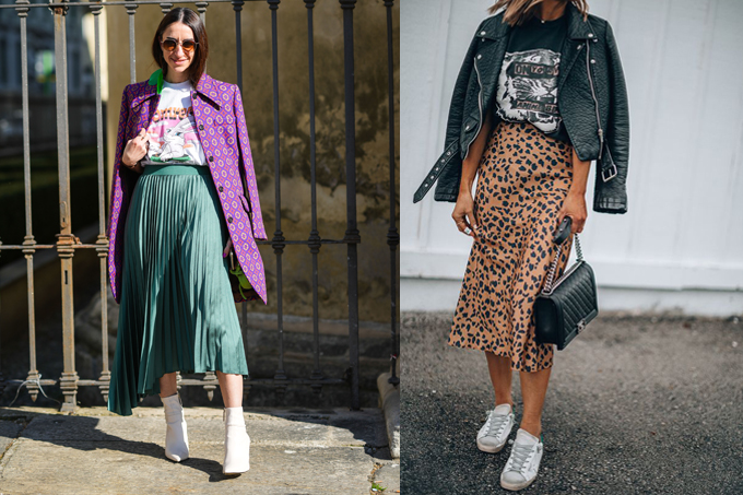 6 looks com saia midi para se inspirar e aderir