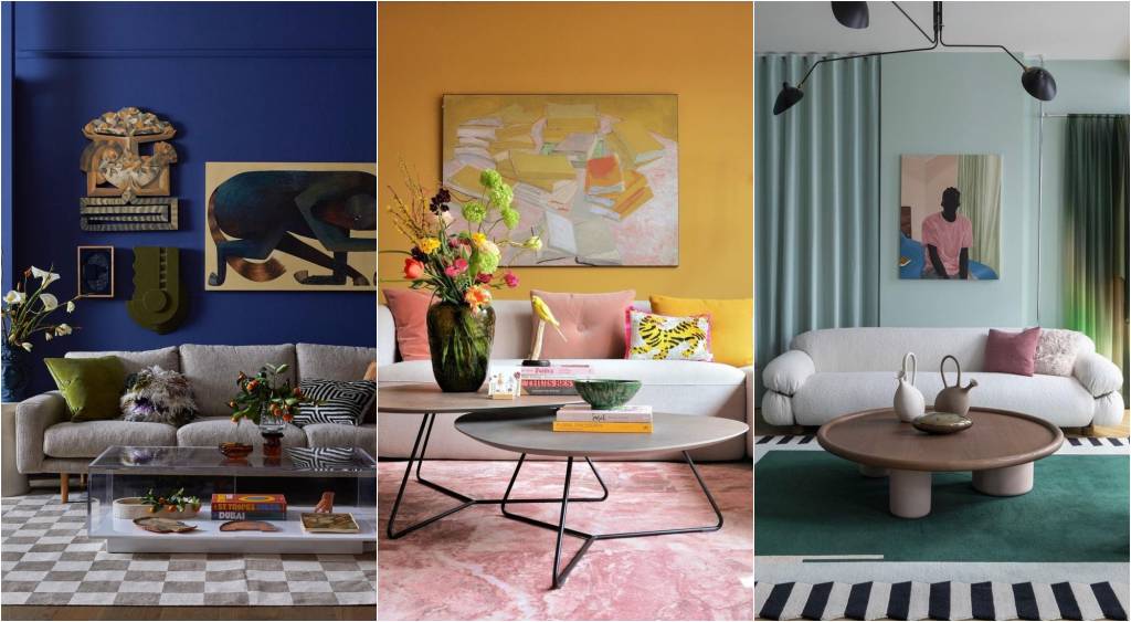 Parede colorida na decoração