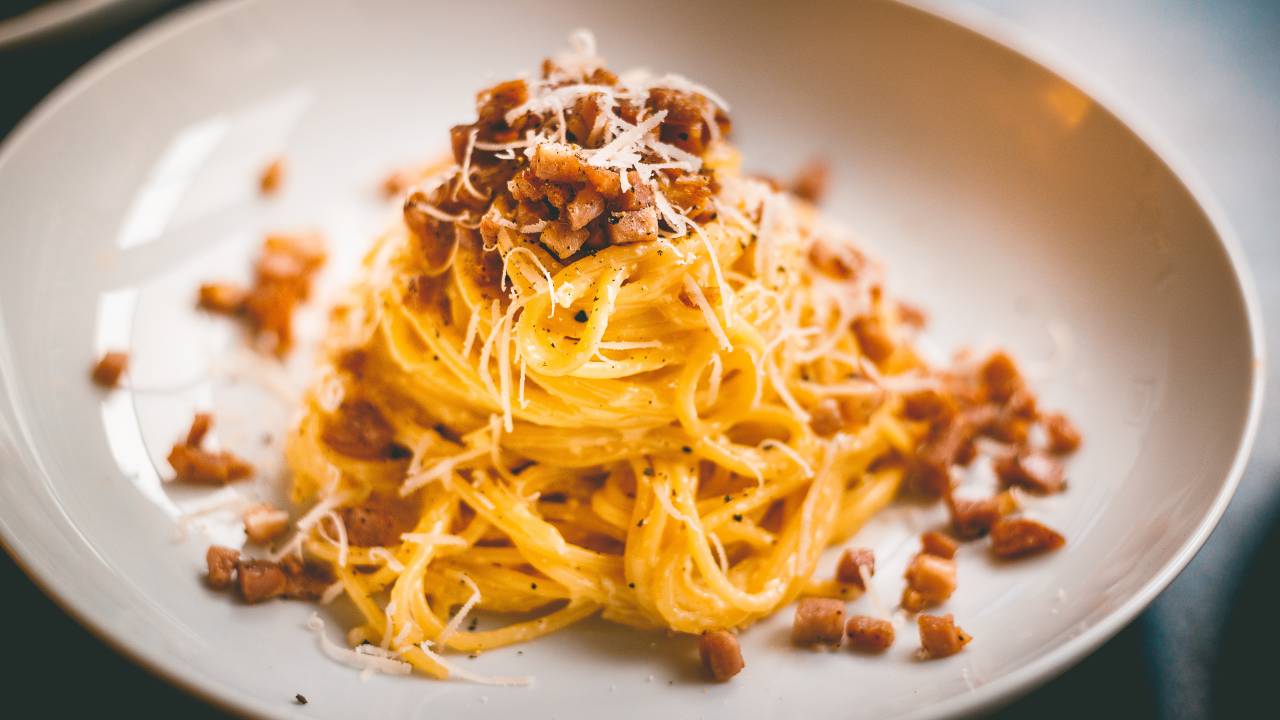 Dia do bacon - Espaguete a carbonara