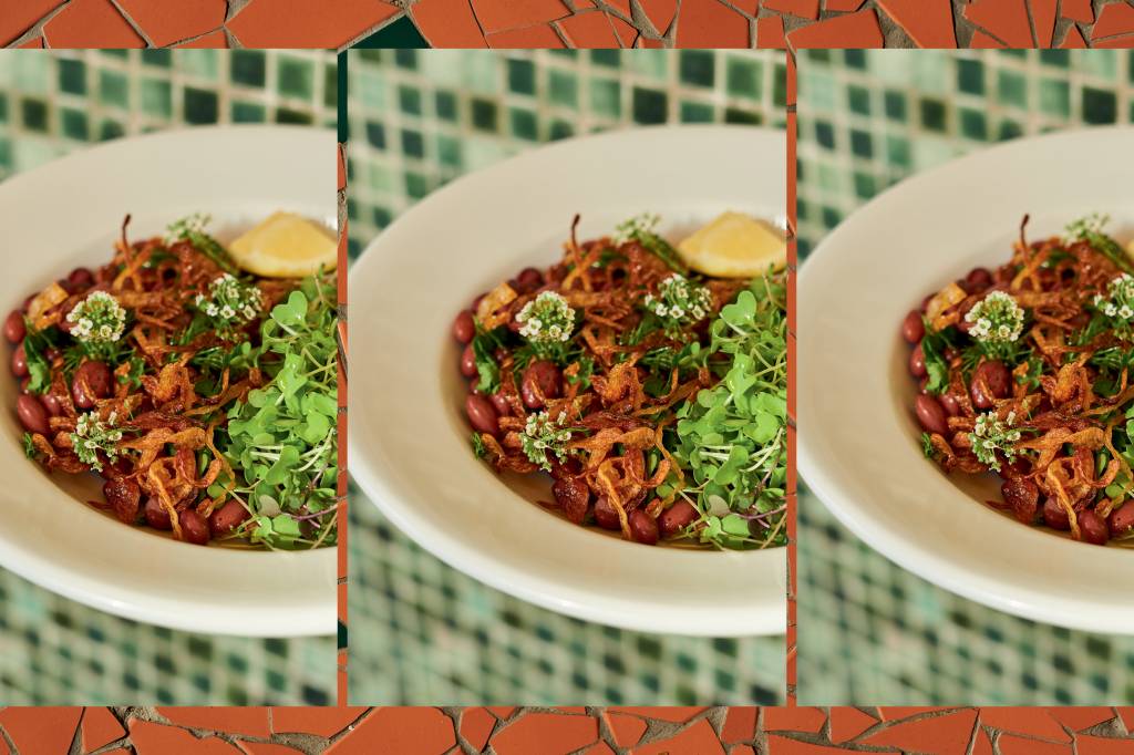 Receita de Loubia (salada de feijão)