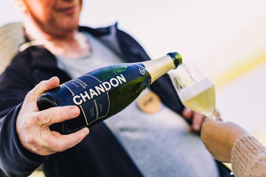 Chandon Névoa das Encantadas O rótulo Névoa das Encantadas, espumante da Chandon