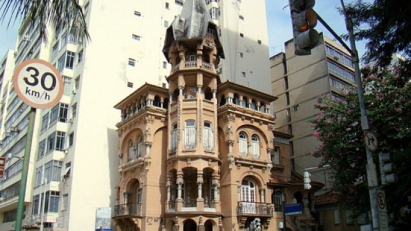 Castelinho do Flamengo, localizado na zona sul do Rio de Janeiro.