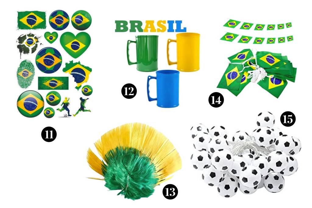 vitrine copa3 Produtos para torcer pela seleção.