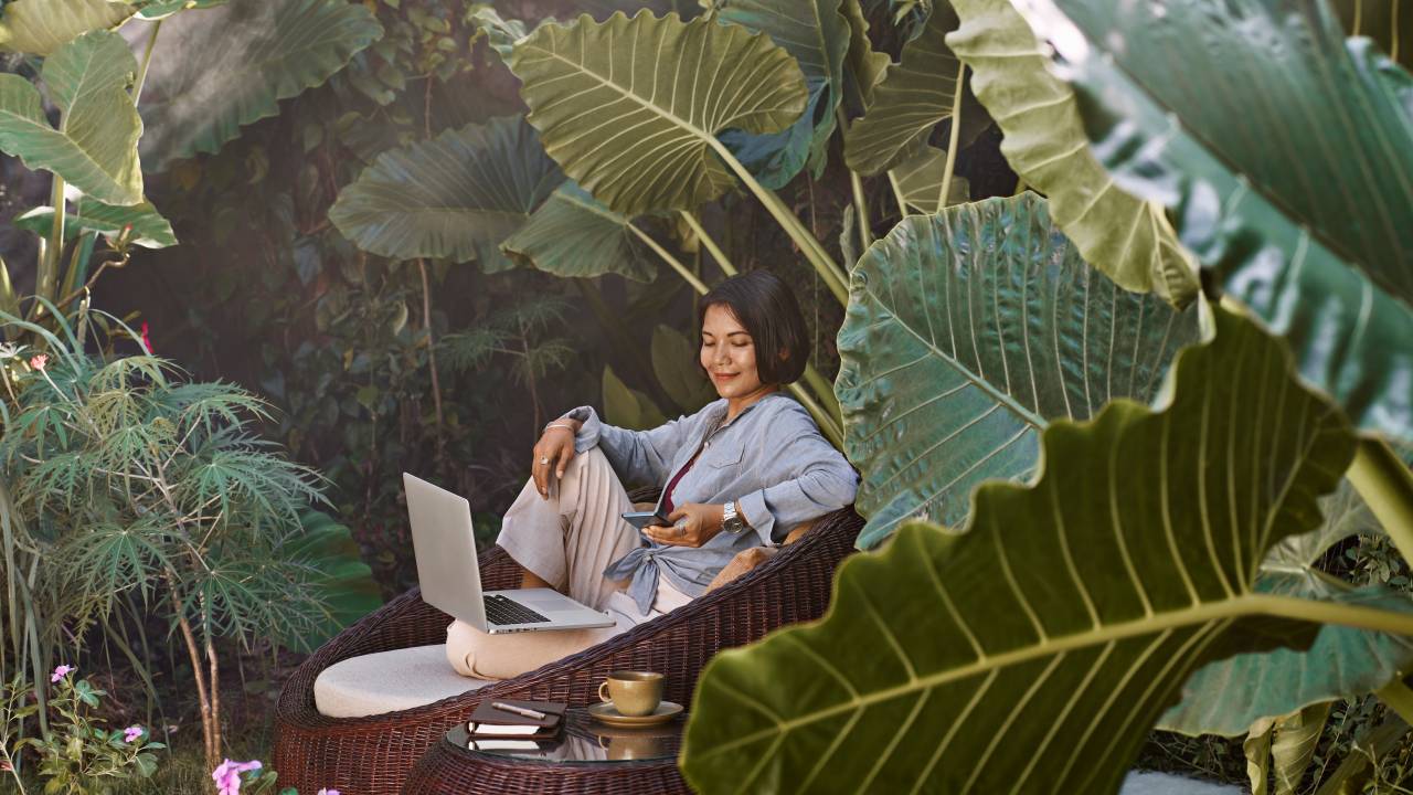 Além de ficarem lindas em qualquer ambiente, as plantas afastam as más energias da casa.