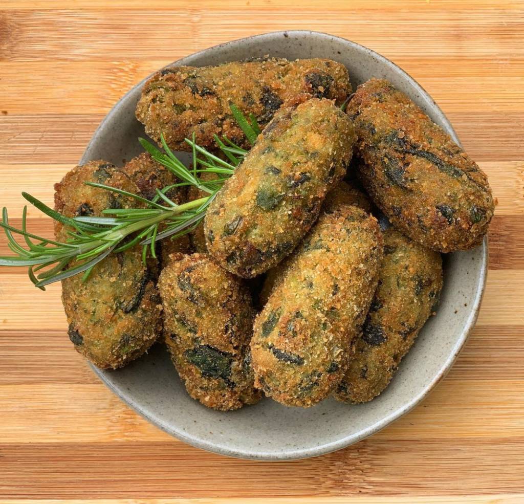 Croquete de taioba Receita de croquete de taioba