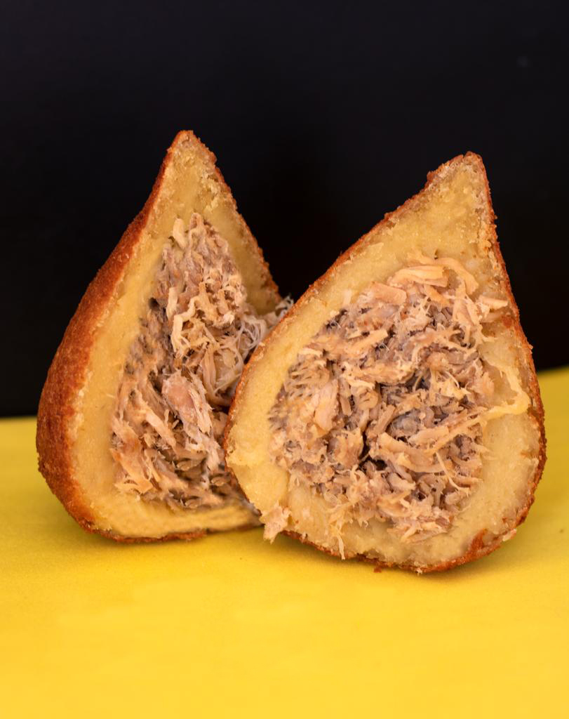 Receita de coxinha de pernil