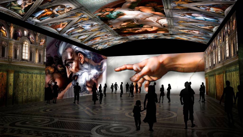 Exposição imersiva na Capela Sistina: novidade no MIS Experience