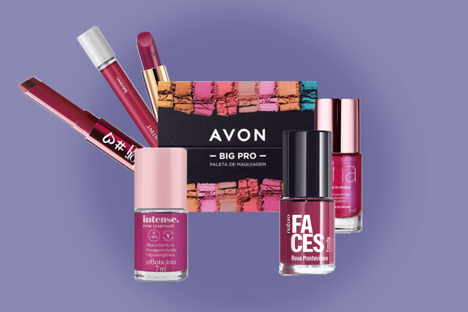 Viva Magenta! Maquiagens e esmaltes com a cor do ano de 2023