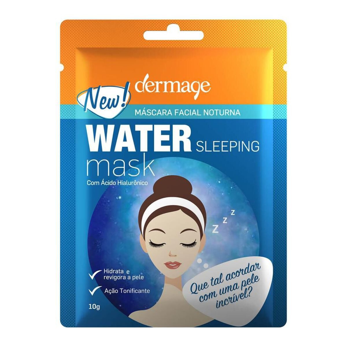 M&aacute;scara Facial Noturna Water Sleeping Mask