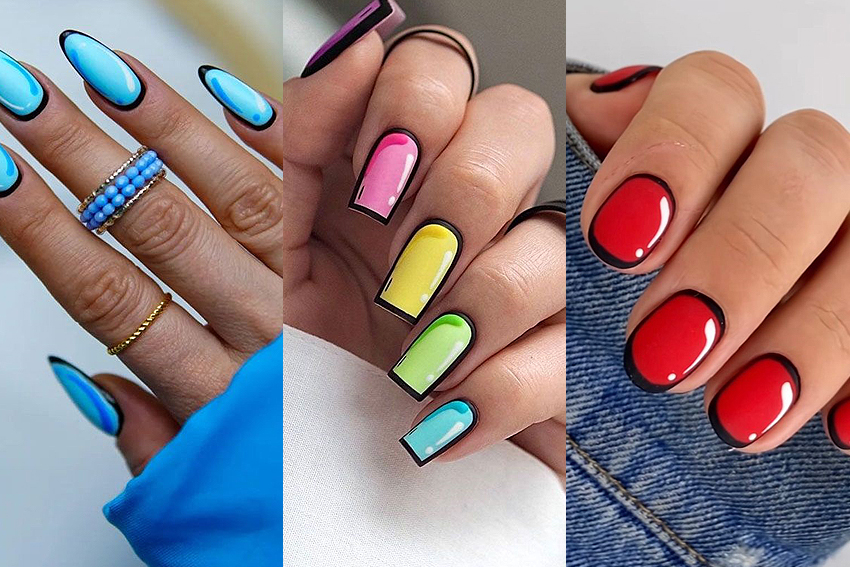 unhas decoradas comic nails
