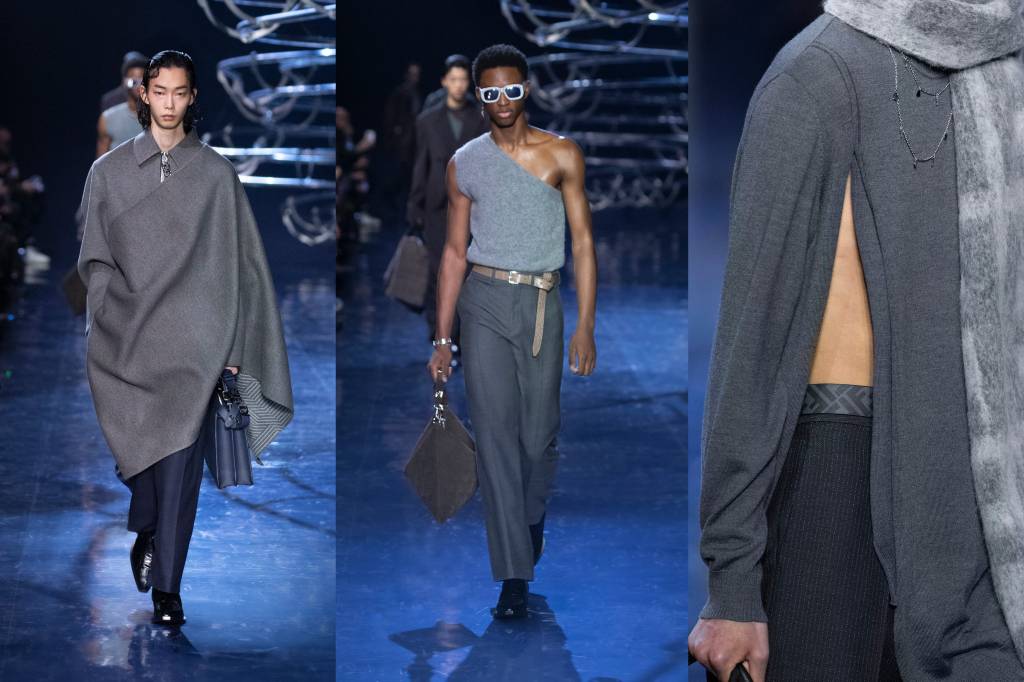 fendi-milao-fashion-week-fall-winter-2023 O que podemos aprender com o fim dos excessos na moda masculina?