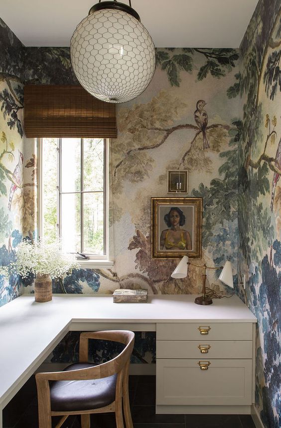 home-office-floral home office floral