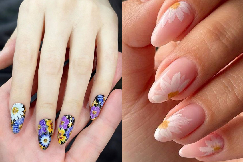 Nail art floral: 6 inspirações para unhas decoradas floridas