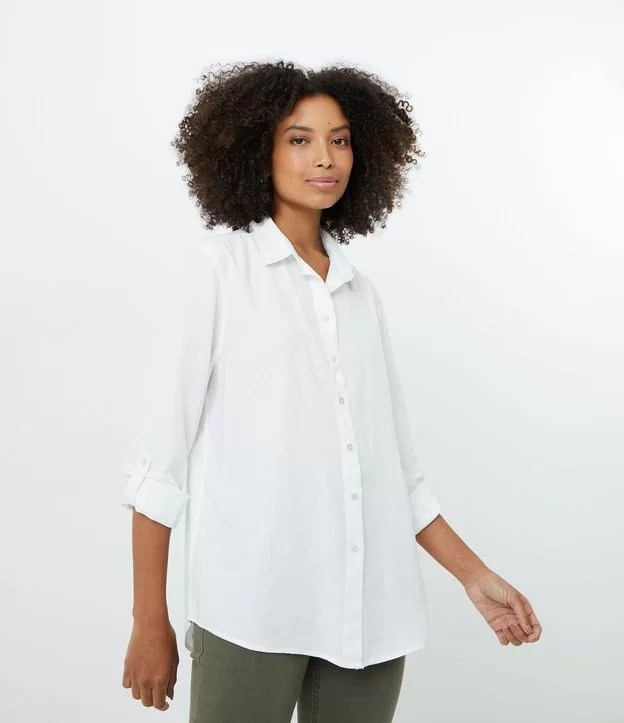 camisa social branca