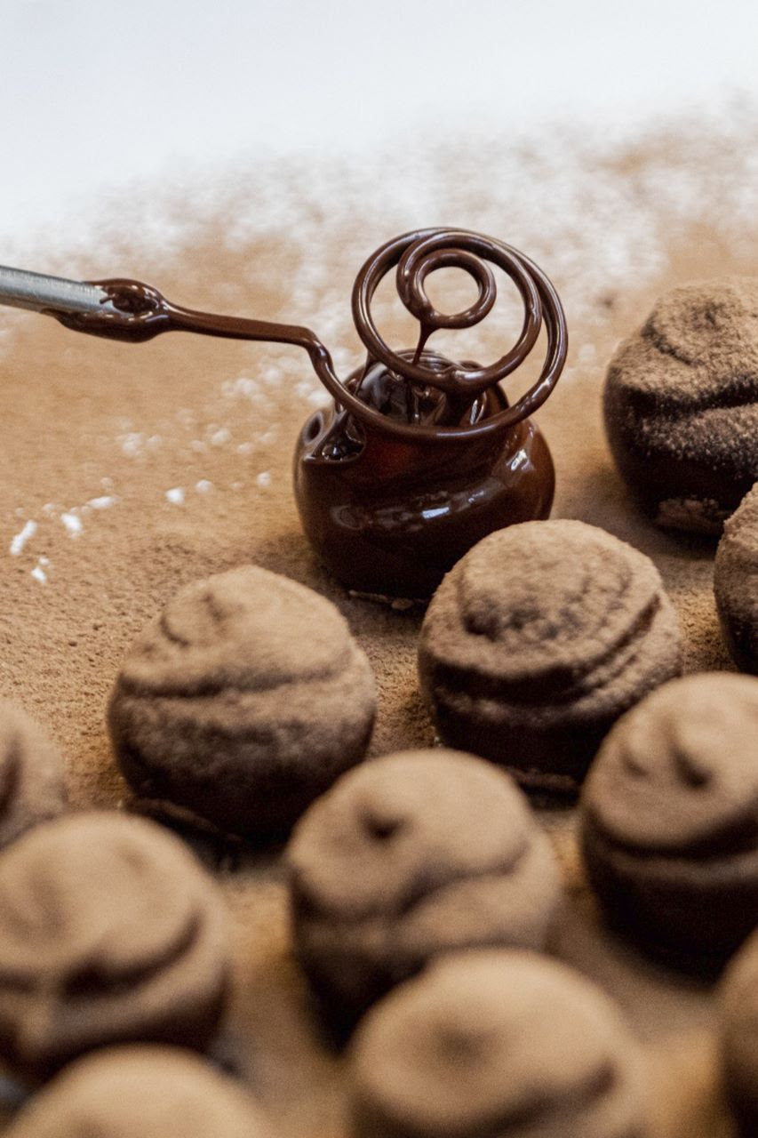 Receita de trufa de chocolate