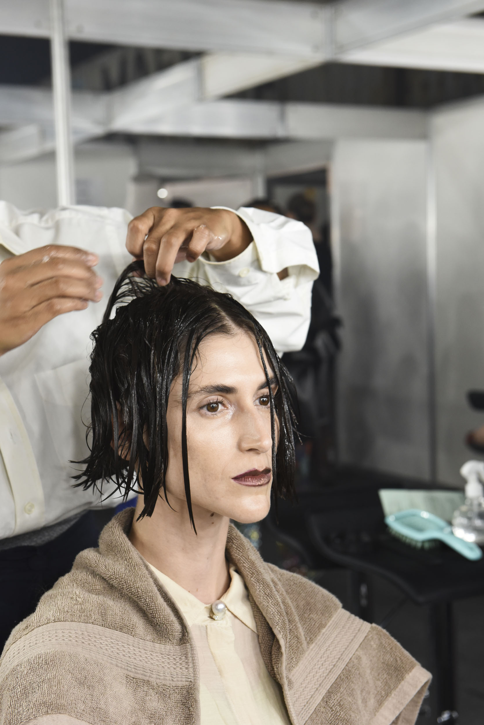 Bastidores do desfile da Greg Joey naSPFW N55
