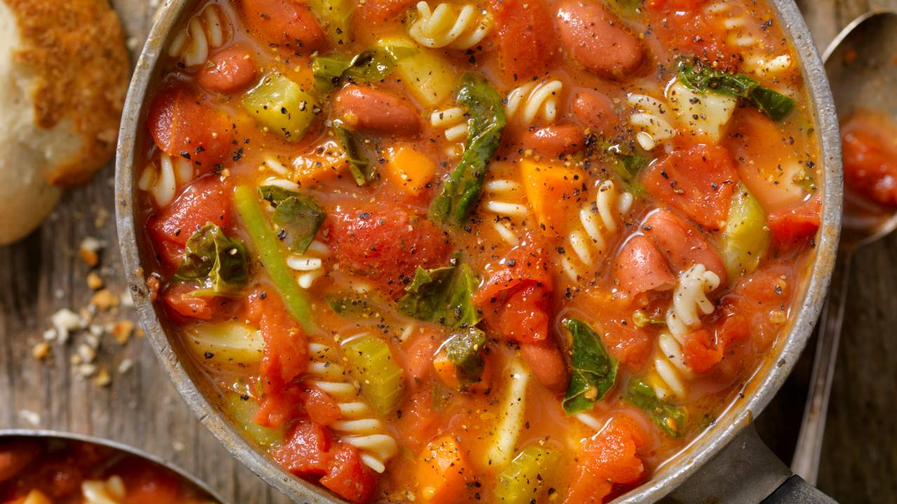 Receita de sopa Minestrone