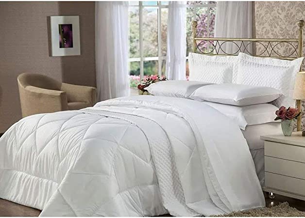 cama de hotel em casa - Edredom Summer soft touch casal branco