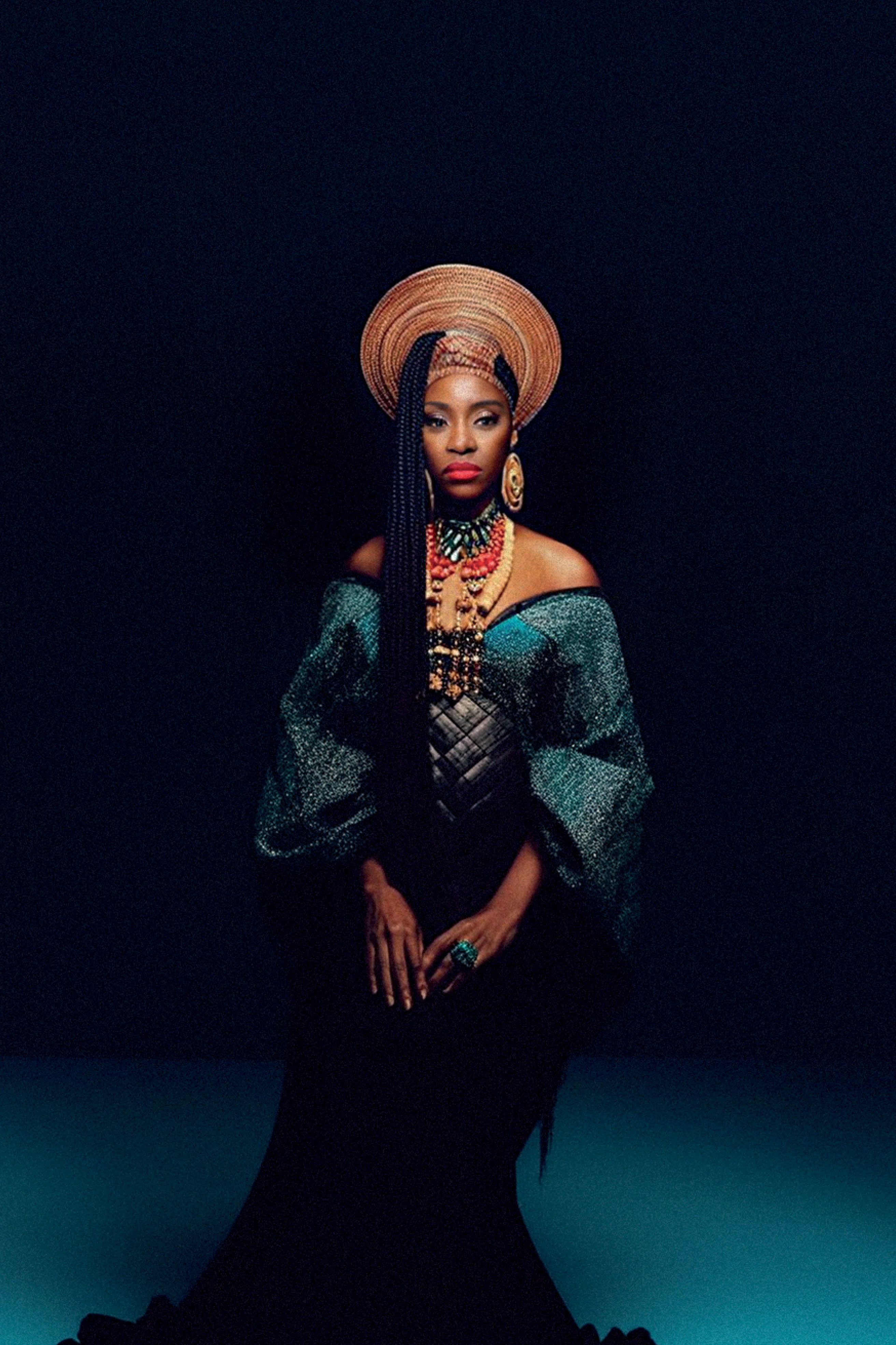 ensaio Nina Silva para Claudia feito com intelig&ecirc;ncia artificial