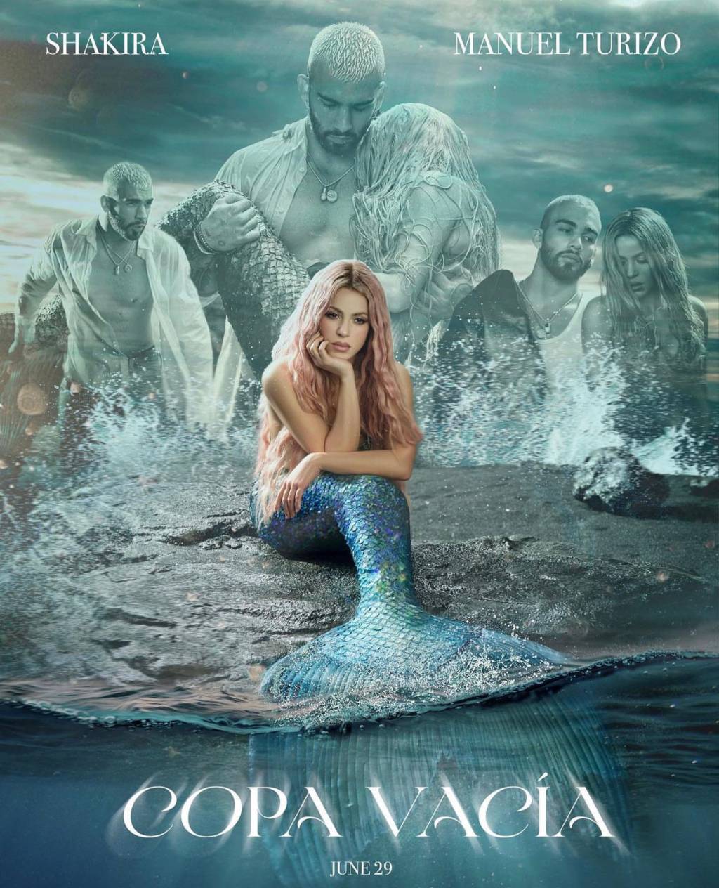 “Copa Vacía”: Shakira lança single inédito em modo sereia; ouça