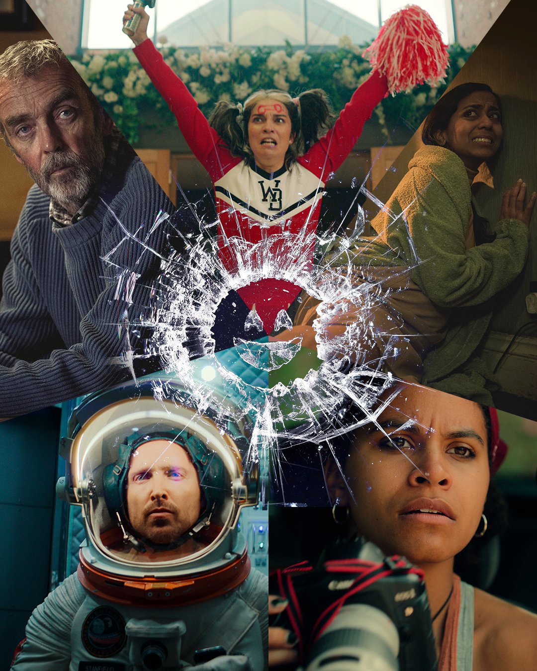 P&ocirc;ster da nova temporada de Black Mirror divulgado pela Netflix
