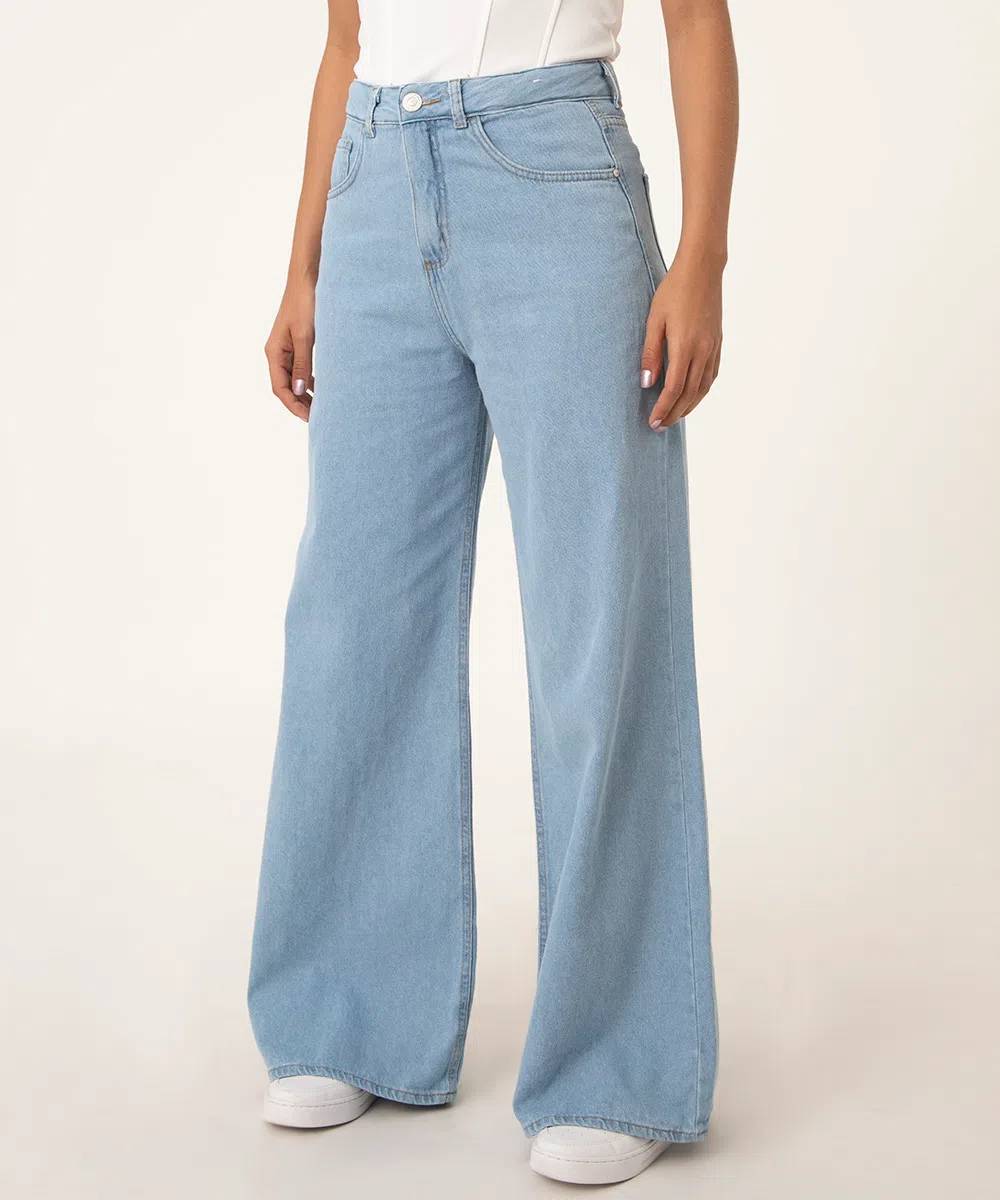 Cal&ccedil;a wide leg