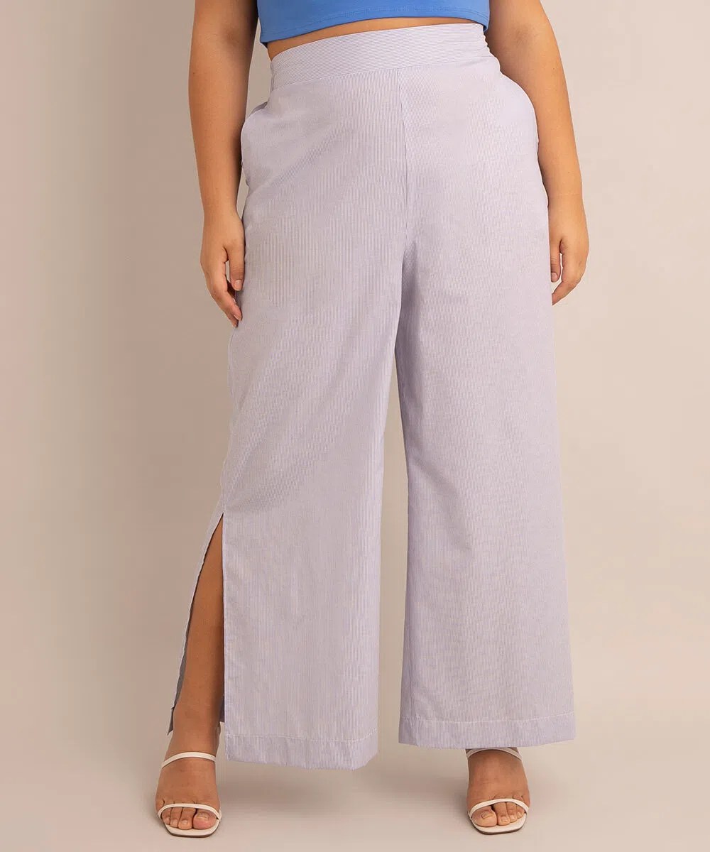 Calça pantalona plus size