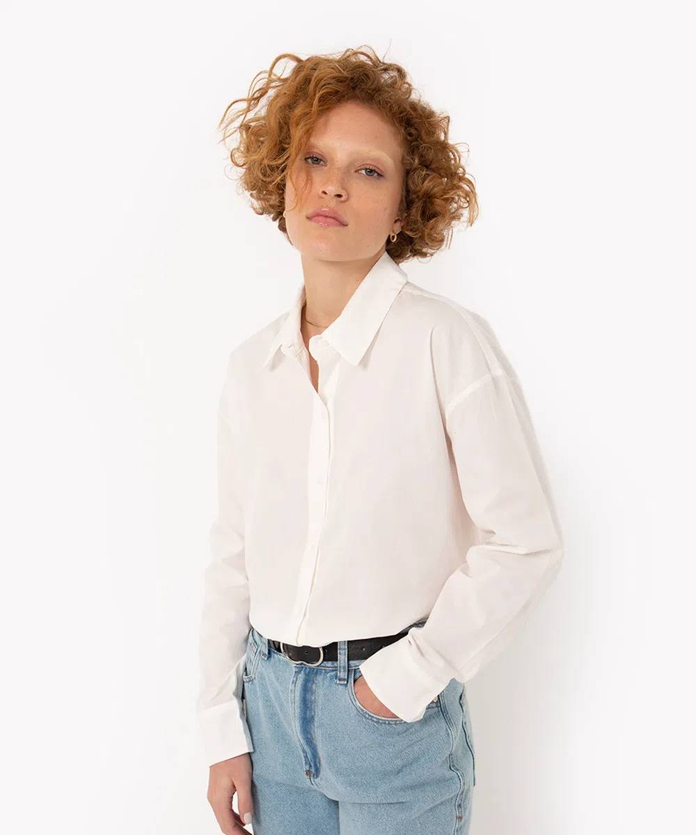 Camisa oversized branca