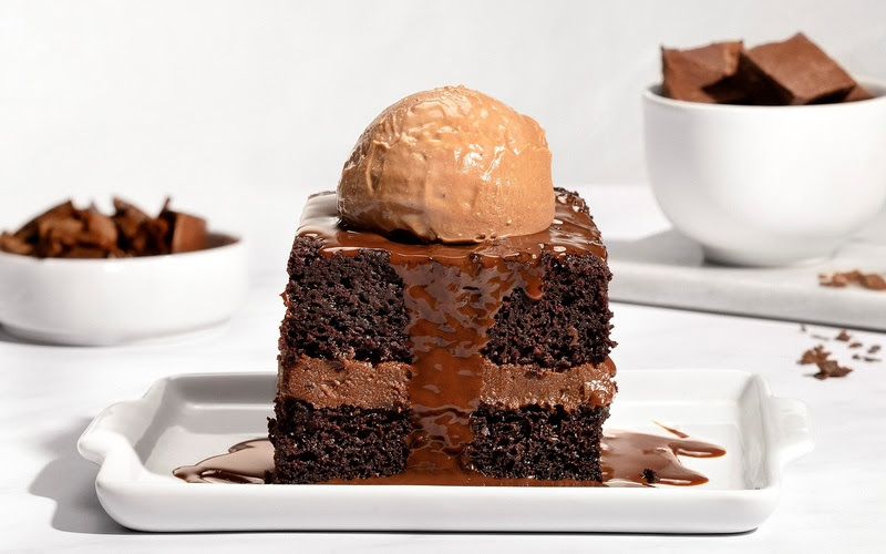 O Quadrato di Cioccolato &eacute; op&ccedil;&atilde;o nas unidades do Abbraccio
