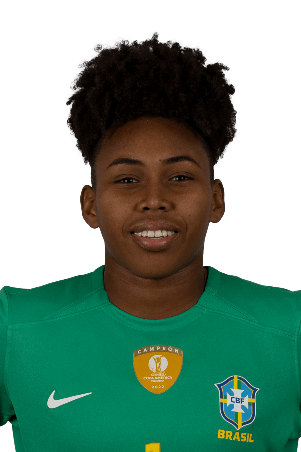 Camila, jogadora da seleção brasileira de futebol.