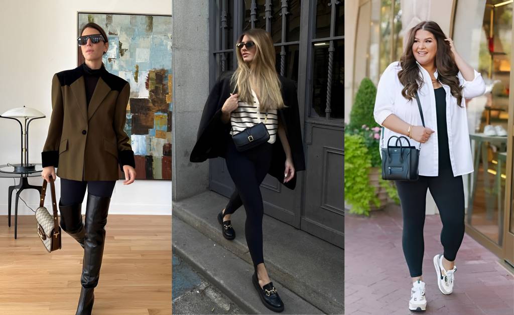 Roube o look: 3 visuais com calça legging para usar no trabalho