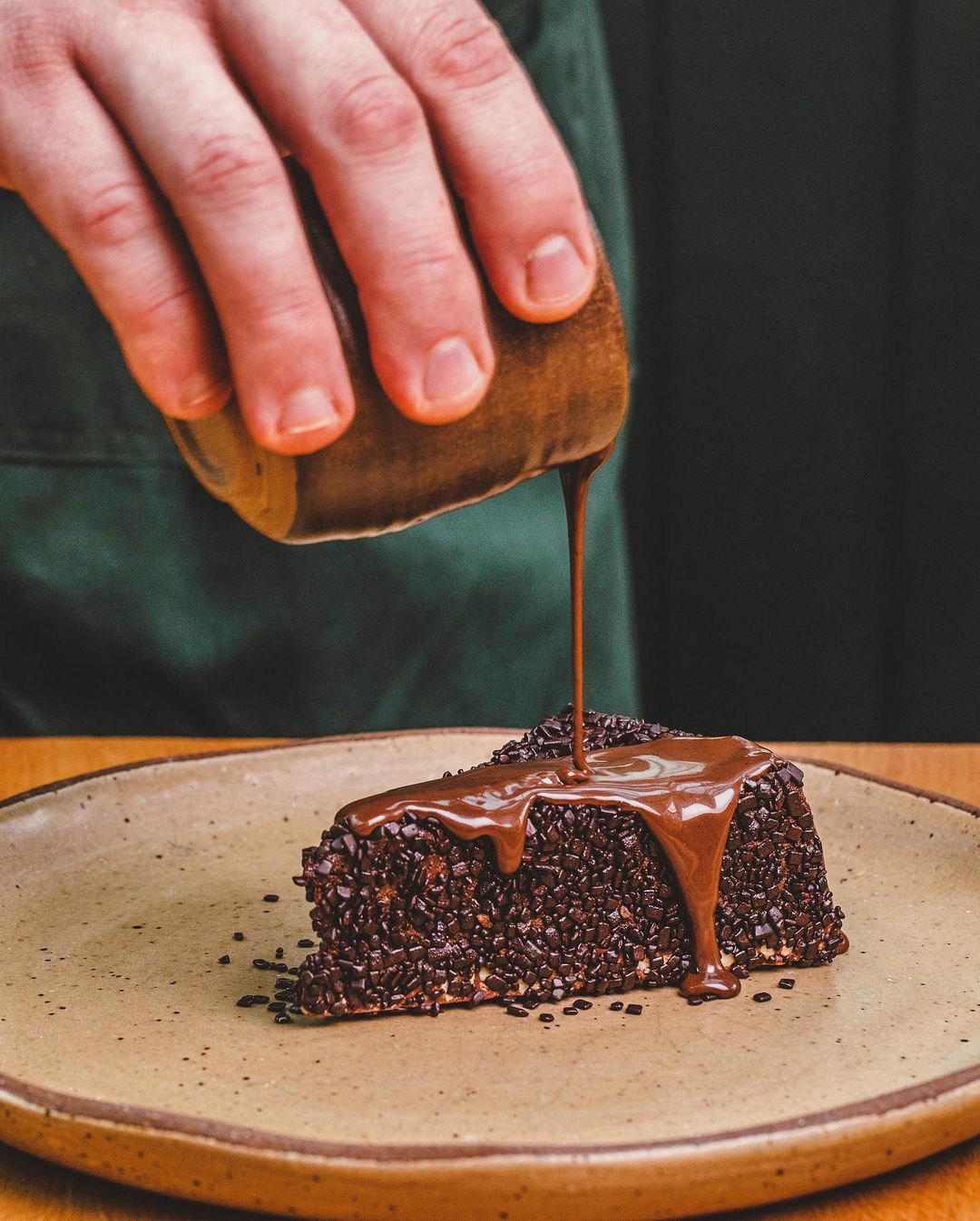 A Torta de Brigadeiro &eacute; op&ccedil;&atilde;o com chocolate no menu do Terraço Jardins