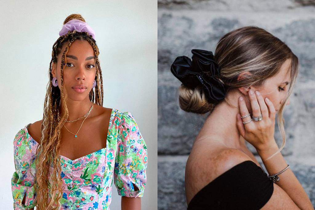 Penteados com scrunchie: 10 opções para te inspirar