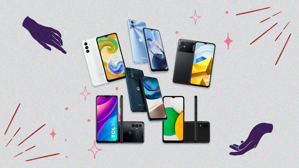 Smartphones até 1.000,00 reais para trocar o seu