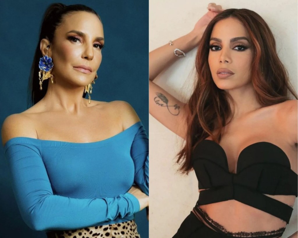 Ivete Sangalo publica vídeo ‘brigando’ com Anitta nas redes sociais