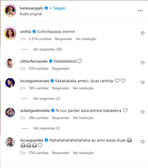 Ivete Sangalo debocha de briga com Anitta.