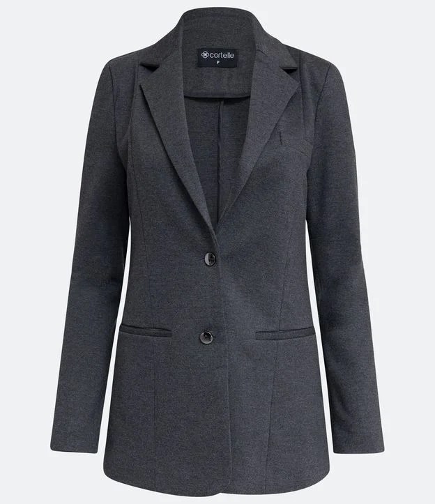 Blazer cinza escuro