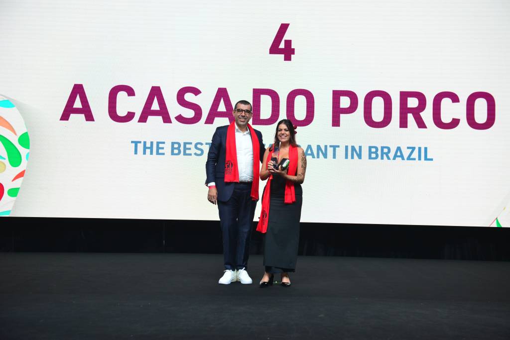 The Best Restaurant in Brazil 2022 O restaurante 'A Casa do Porco', de Janaína Torres Rueda e Jefferson Rueda, levou o primeiro lugar da premiação em 2022