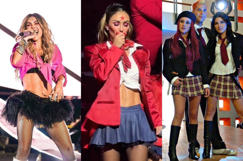 Vai nos shows de RBD? Confira 3 inspirações de looks nostálgicos