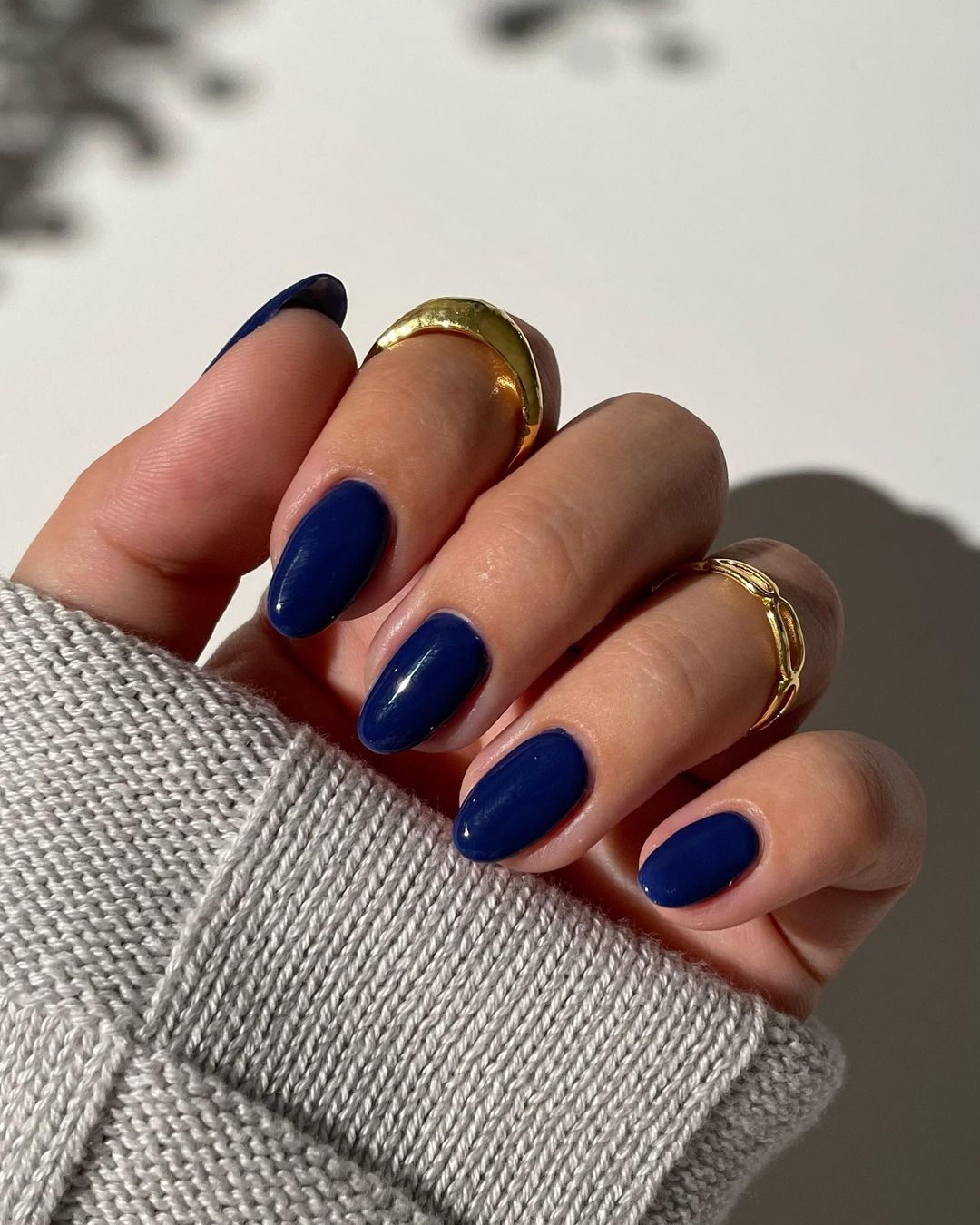 Unha azul