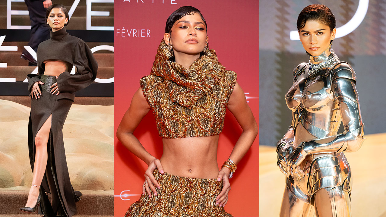 looks zendaya turnê de Duna 2