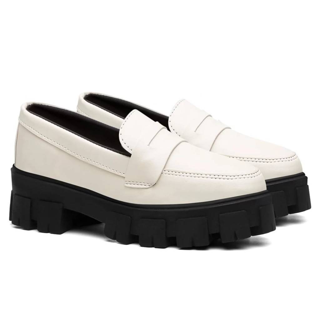 mocassim branco